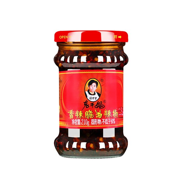 Chili Sauce - Manufacturer - Tao Huabi Lao Gan Ma 210g Black Bean Crispy Chili Oil
