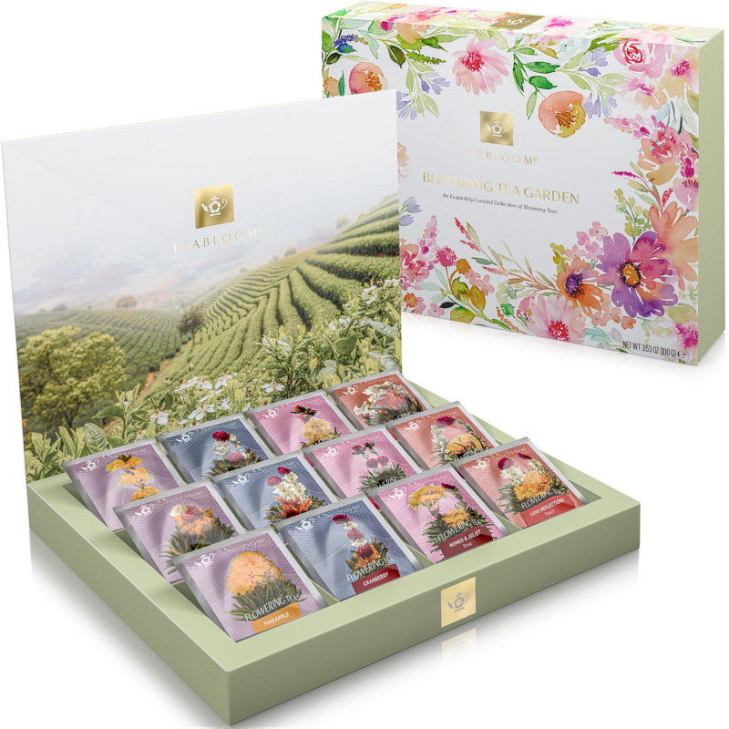 Flowering Tea - Manufacturer - OEM Fancy Freeze-Dried 12-Piece Gourmet Gift Box 0.2kg