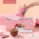 Mushroom Cocoa Coffee - Manufacturer - Organic Ganoderma Hericium 21g*15 Sachets Immunity