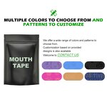 Sleep Mouth Tape Manufacturer - Custom Packaging X-Shaped Micropore to Stop Snoring