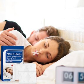 Sleep Mouth Tape Manufacturer - Custom Packaging X-Shaped Micropore to Stop Snoring