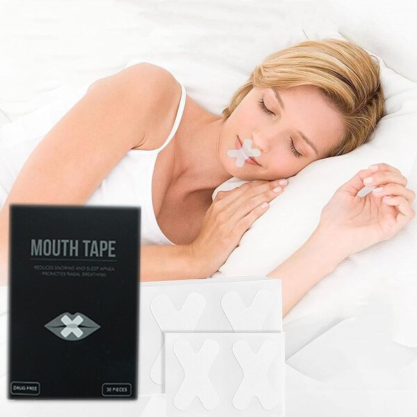 Mouth Tape Manufacturer - Breathable Black, Closed Mouth Breathing for Sleeping