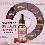 Shilajit Drops - Manufacturer - 60ml Pure Himalayan Resin Liquid Factory Direct