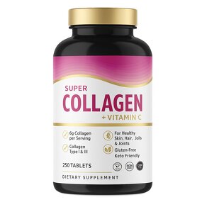 Marine Collagen Tablets - Manufacturer - Vitamin E Keratin Peptides 100 Tablets