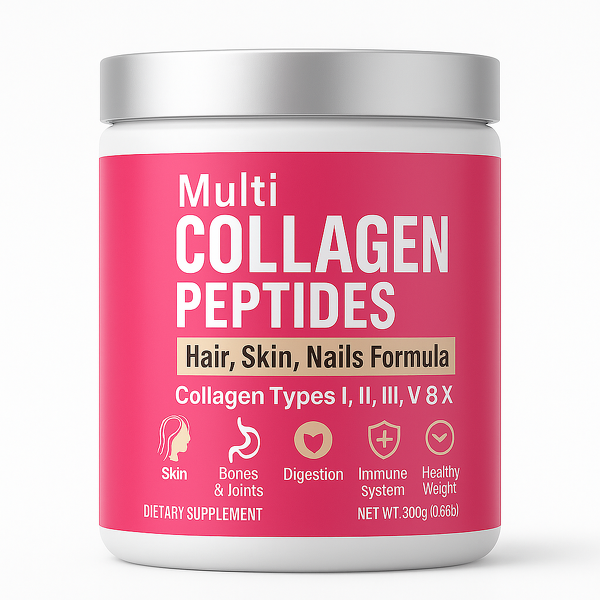 Multi Collagen Powder - Manufacturer - Types I II III V X Grass Fed Wild Fish