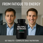 Multivitamin Tablets - Manufacturer - 60ct Men's Zinc B Vitamins Magnesium
