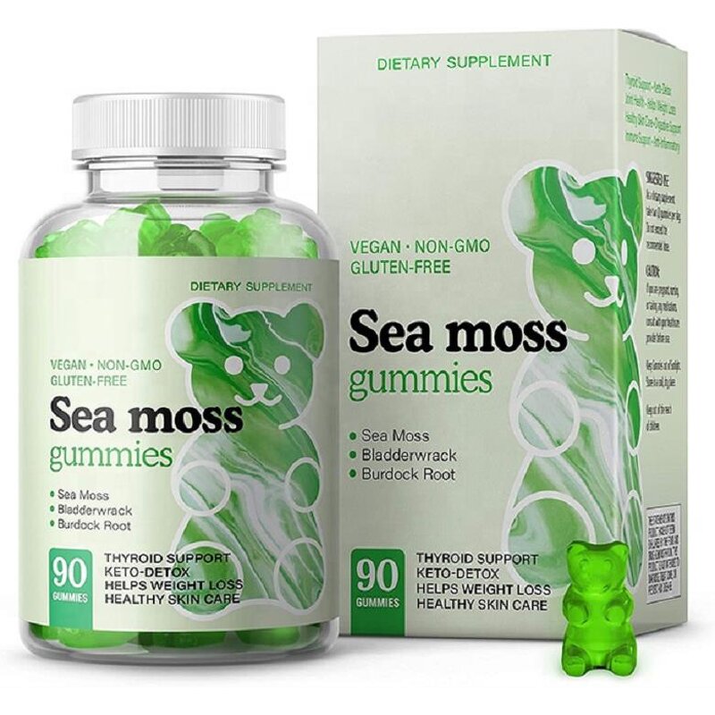 Sea Moss Gummies - Manufacturer - Private Label Vegan Irish Bladderwrack Burdock