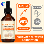 Lion's Mane Drops - Manufacturer - 60ml Organic Oral Liquid Immune Support