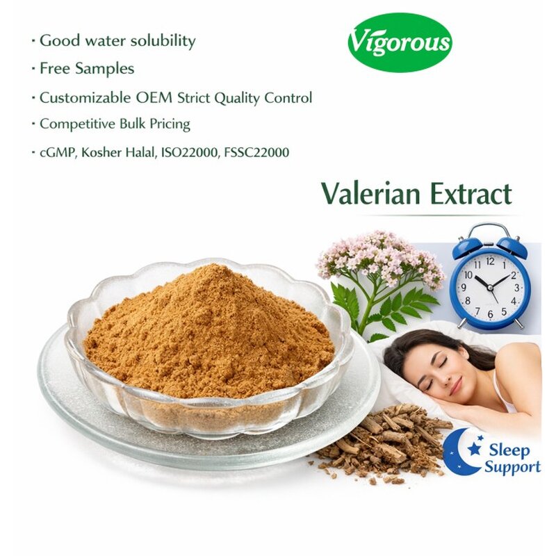 Valerian Extract - Manufacturer - 0.8% Valerianic Acid Valeriana Officinalis for Sleep