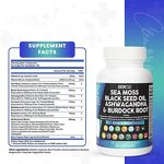 Sea Moss Capsules - Manufacturer - OEM Shilajit Black Seed Oil Ashwagandha Turmeric