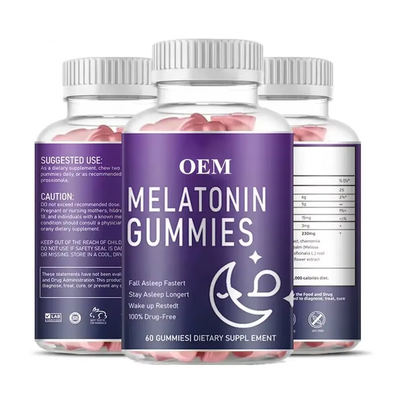 Sleep Gummies - Manufacturer - Wholesale Ashwagandha L-Theanine 5-HTP Melatonin