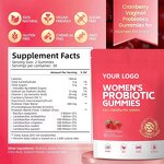 Women's Probiotic Gummies 60 Count 100 Billion Complex Probiotics Feminine Balance Gummies Vitamins for Newborns