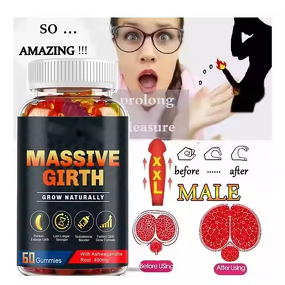 Male Enhancement Gummies - Manufacturer - OEM 60ct Ashwagandha 3-Inch Growth