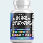 Sea Moss Capsules - Manufacturer - OEM Shilajit Black Seed Oil Ashwagandha Turmeric