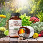 Ashwagandha Extract Capsules Manufacturer - OEM/ODM/OBM 5%-10% Lactone, Not for Teenagers