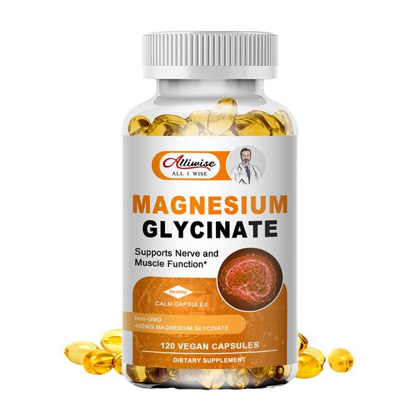 Magnesium Glycinate Softgels Manufacturer - Food Grade 500mg 120 Count for Muscle Enhancement