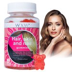 Hair Nail Skin Gummies Manufacturer - Stock Vegan with Biotin Collagen Vitamin Boost