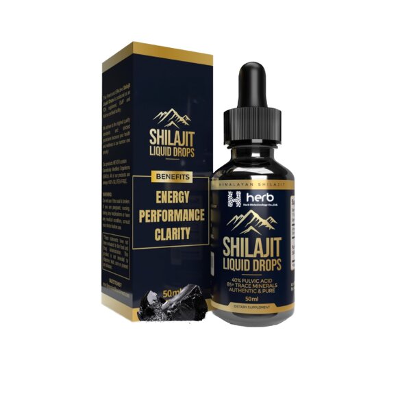 Shilajit Liquid Drops Manufacturer - Private Label Pure Natural Himalayan Extract for Adults