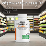 Vitamin K2 MK-7 Capsules Manufacturer - Private Label Non-GMO Gluten-Free for Bones & Immunity