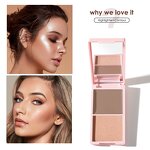 Makeup Palette - Manufacturer - Creamy Contour Highlighter Waterproof Bronzer