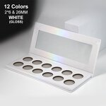 Eyeshadow Palette - Manufacturer - OEM 12 Color 26mm Magnetic Mirror Black