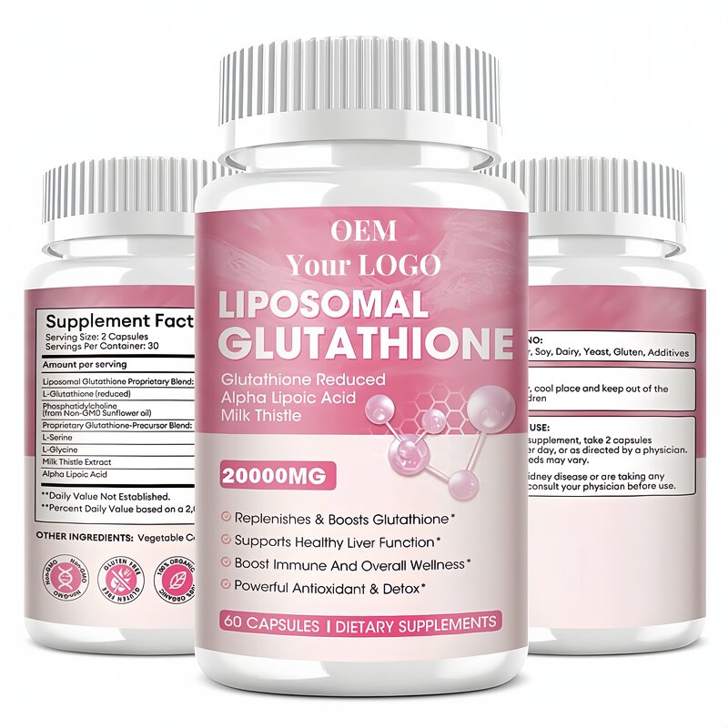 Glutathione Capsules - Manufacturer - OEM ODM Liposome Whitening Collagen Pregnant Safe