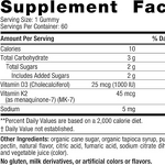 Melatonin Gummies - Manufacturer - Nordic 60ct D3 K2 Pomegranate Flavored