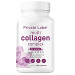 Collagen Capsules - Manufacturer - OEM Multi-Collagen Biotin Hyaluronic Adult