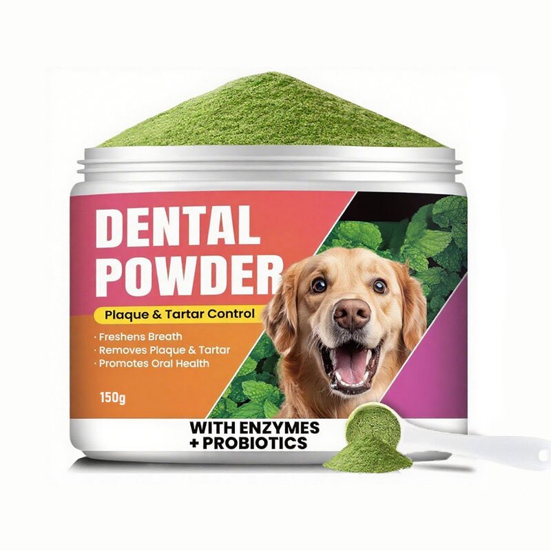 Dog Tooth Powder - Manufacturer - Oral Care Whitening Breath Plaque Control OEM