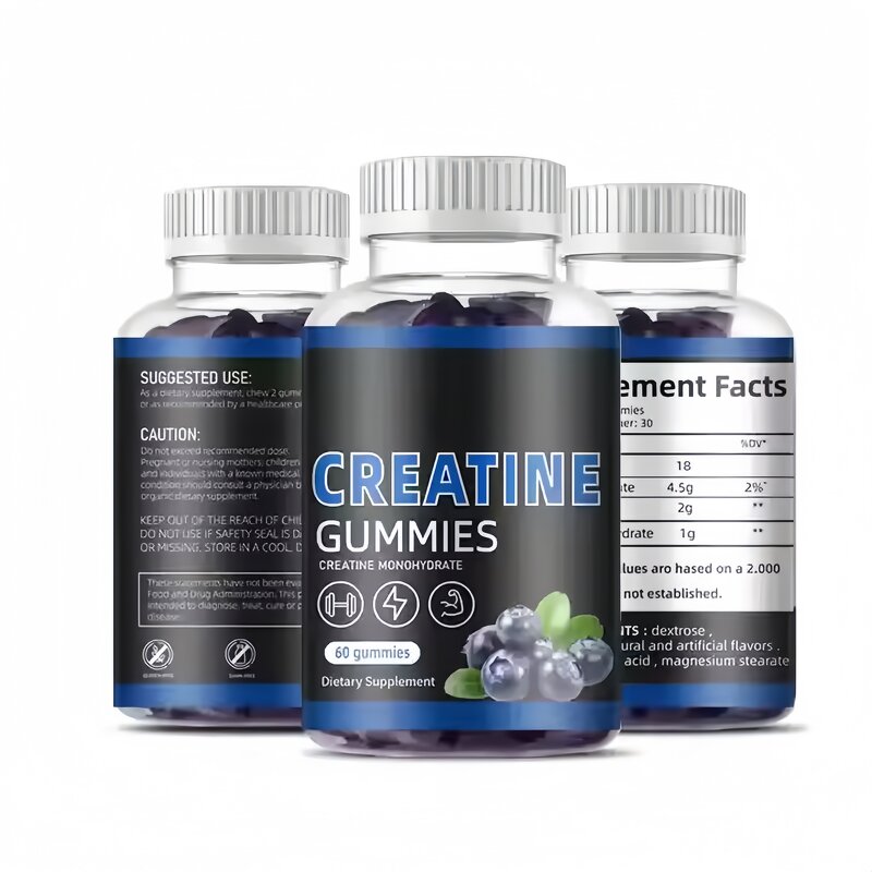 Creatine Gummy Powder - Manufacturer - OEM 150g Vegan Peach L-Taurine B12