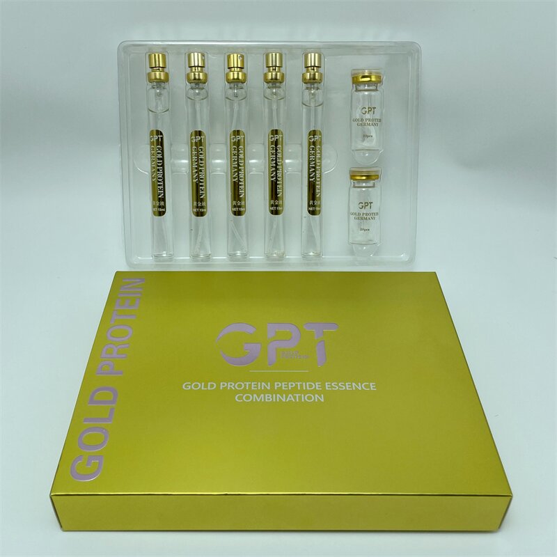 Gold Peptide Essence Kit Manufacturer - Collagen Line 24k Gold Essence Anti Aging Serum