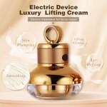 Face Cream Manufacturer - High-Frequency Vibration Massage Bottle Luxury Gold Bosin Lifting