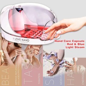 Hand Salon Cabin Manufacturer - Space Module Red Blue Light Steam Collagen Regeneration