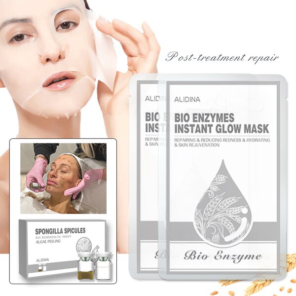 Bio Enzymes Mask Manufacturer - Instant Glow Facial Repair After Biomicroneedling Therapy