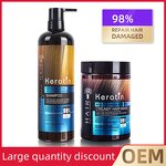 Shampoo and Conditioner Set Manufacturer - In Stock Keratin Natural Organic Biotin Private Label