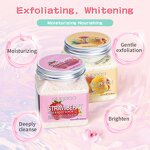 Body Scrub Manufacturer - New Arrival 350ml Jars Own Brand Fast Ship Exfoliating Organic