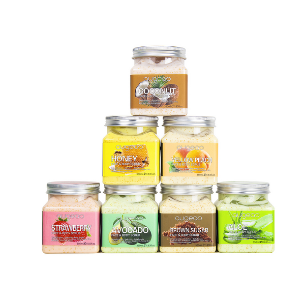 Body Scrub Manufacturer - Custom Logo Factory Hot Sale Salt Scrub Natural Sugar Exfoliate