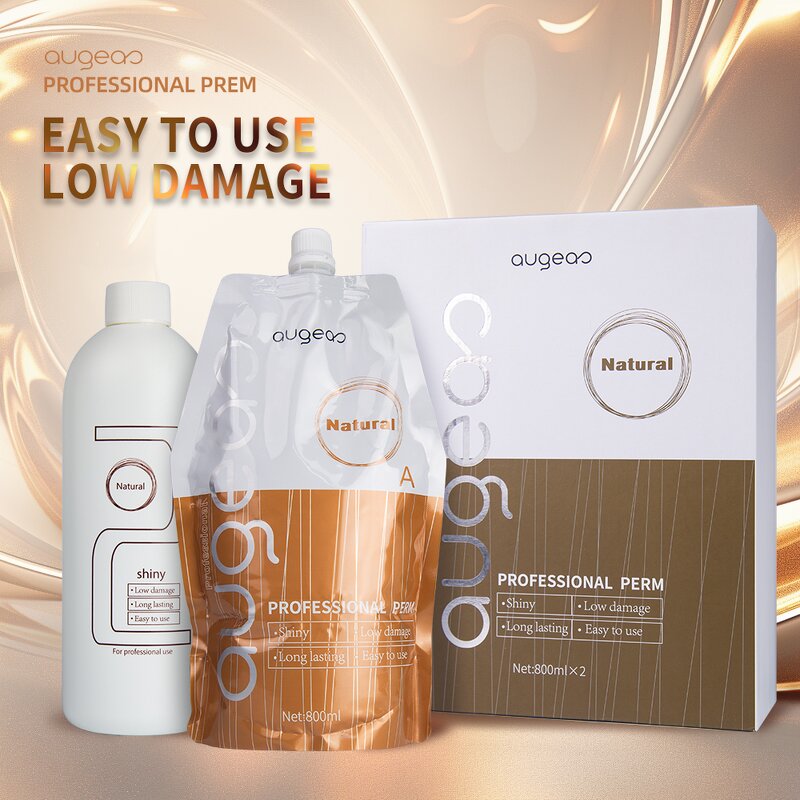 Hair Perm Manufacturer - AUGEAS Natural Low Damage Long Lasting Styling Products Curly Professional