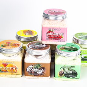 Body Scrub Manufacturer - 350ml Jars Guangzhou Fast Delivery Wholesale Exfoliating Whitening