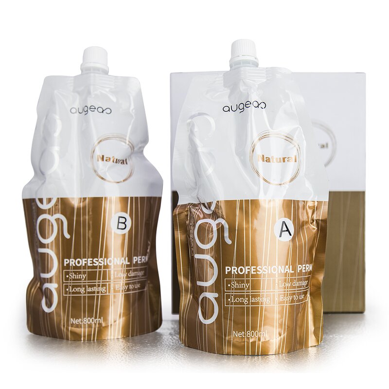 Hair Perm Lotion Manufacturer - OEM Brand Augeas Factory Good Smell Salon Professional Curl