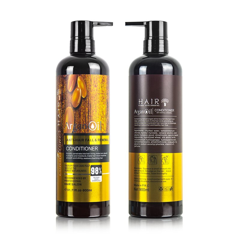 Shampoo and Conditioner Set Manufacturer - Factory Price Retail Salon Professional Natural Argan Oil