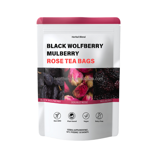 Herbal Rose Tea Manufacturer - OEM Ekon Healthy Blended with Black Wolfberry & Mulberry