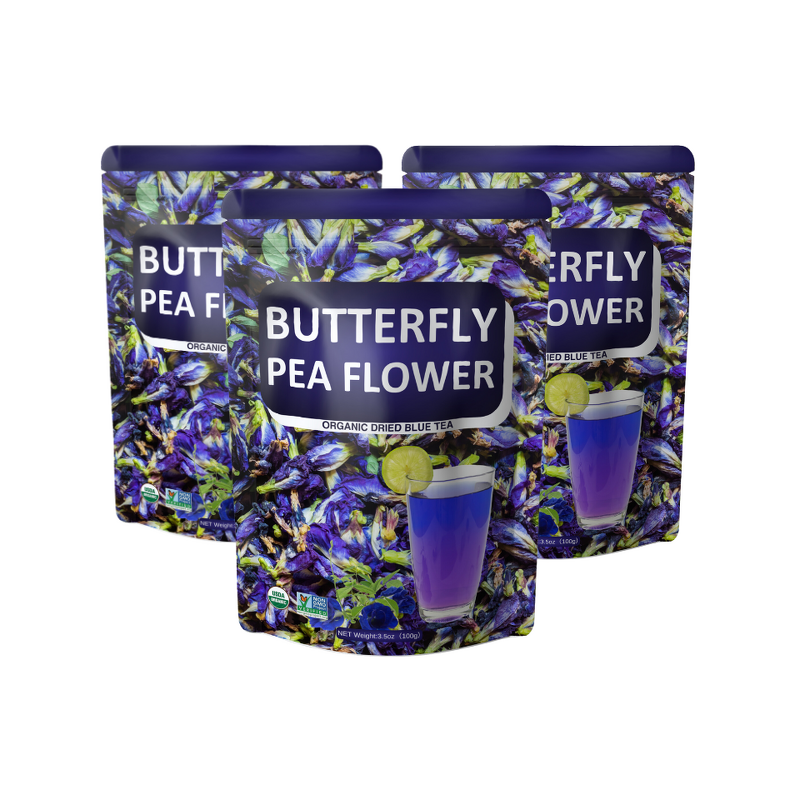 Butterfly Pea Flower Tea Manufacturer - OEM Private Label Organic Fresh 50g Loose Leaf