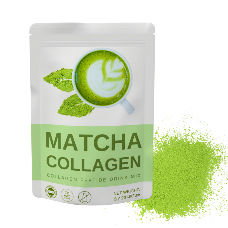Matcha Powder Drink Manufacturer - Instant Fresh Collagen for Skin, Hair, Nails, Gut