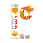 Vitamin C Effervescent Tablet Manufacturer - Private Labels 1000mg Orange Juice Bubble