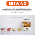 Detox Tea Manufacturer - Private Labels 11 Flavors Ball Flowers Bloom for Boiled Water