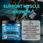 Creatine Monohydrate Gummies Manufacturer - OEM Private Label 120mg Sugar Free Pre-Workout