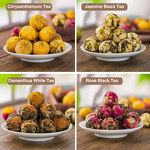 Detox Tea Manufacturer - Private Labels 11 Flavors Ball Flowers Bloom for Boiled Water