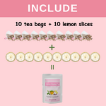 Lemon Tea Manufacturer - 10 Day Healthy Organic for Skin Glow & Rose, Bagged Sachet