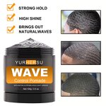 Hair Wax Pomade - Manufacturer - Men Wave Strong Hold Anti Frizz Nourishing Gummy